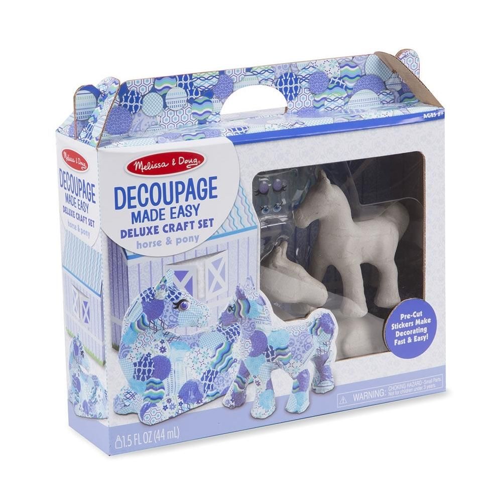 Melissa & Doug Kreatív játék, Dekupázs, lovak