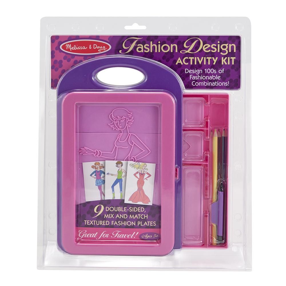 Melissa & Doug Kreatív játék, Divattervező készlet, glamour
