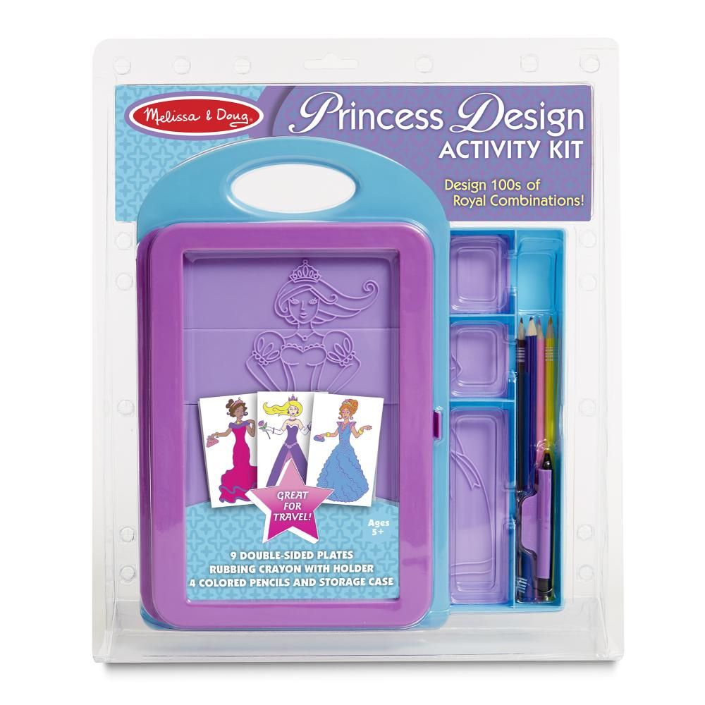 Melissa & Doug Kreatív játék, Divattervező készlet, hercegnő