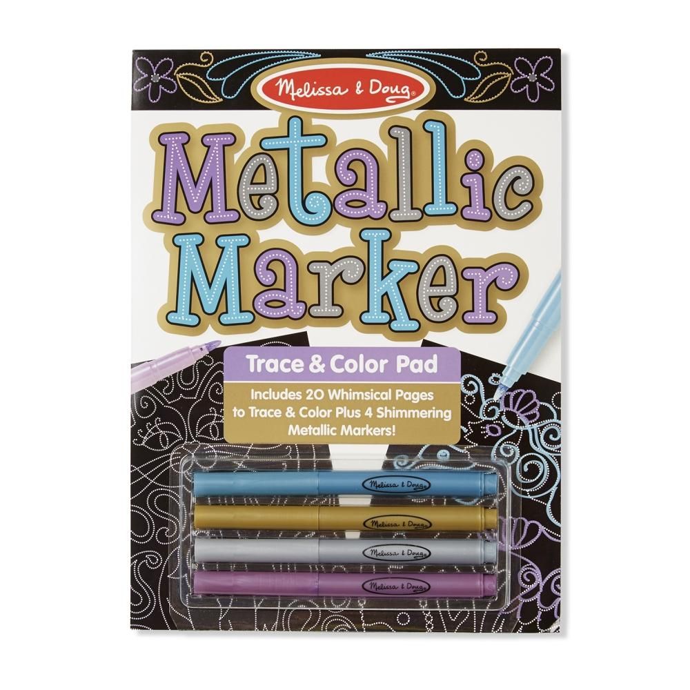 Melissa & Doug Kreatív játék, Fémes színező