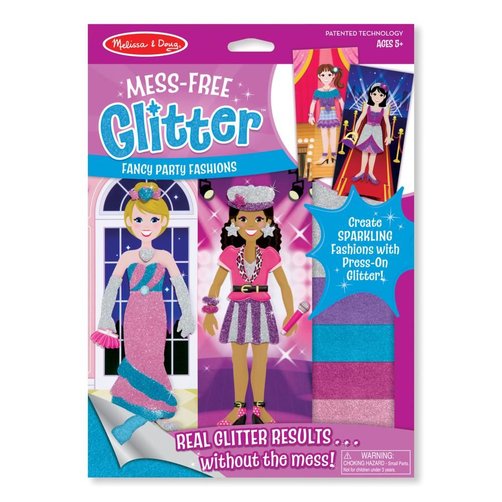 Melissa & Doug Kreatív játék, Glitter képkészítő, divat