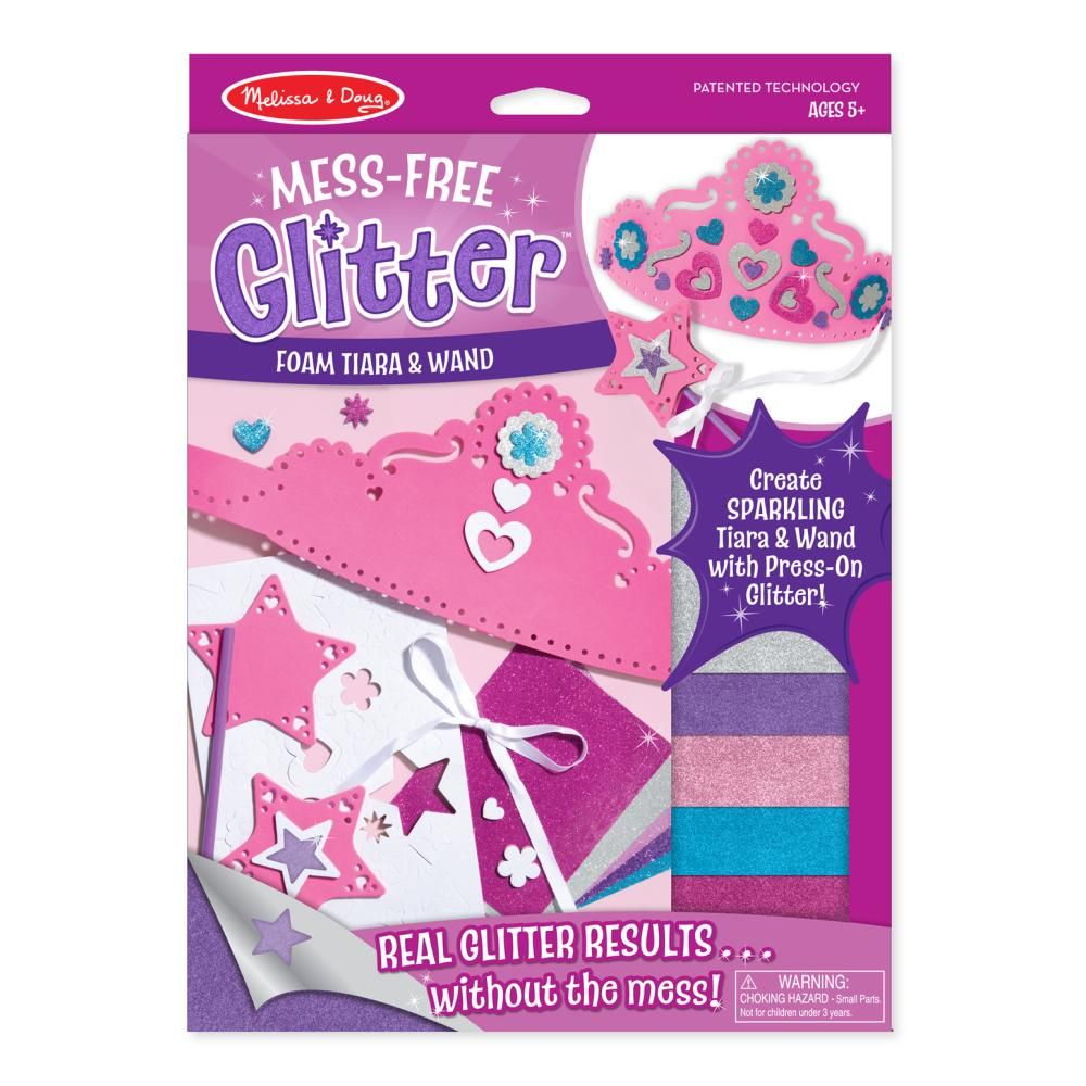 Melissa & Doug Kreatív játék, Glitter tiara és varázspálca készítő