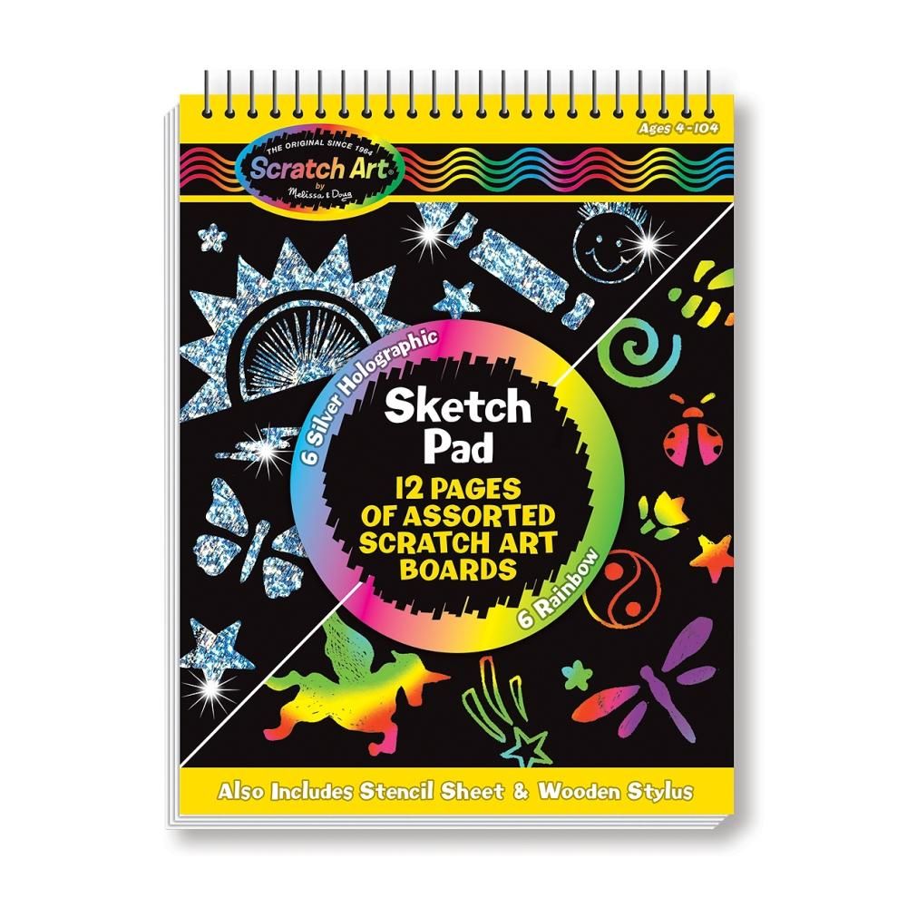 Melissa & Doug Kreatív játék, Képkarc füzet