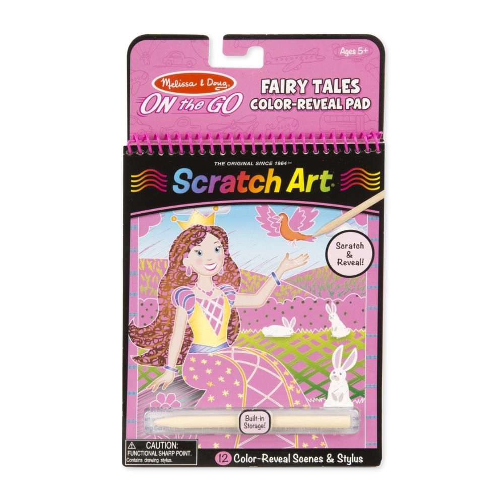 Melissa & Doug Kreatív játék, Képkarc, tündérmese