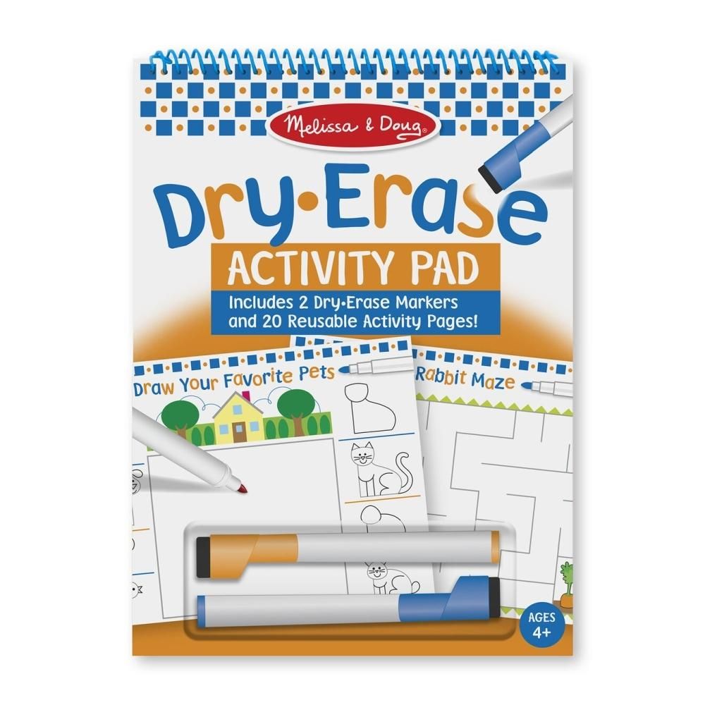 Melissa & Doug Kreatív játék, Letörölhető lapok, foglalkoztató füzet