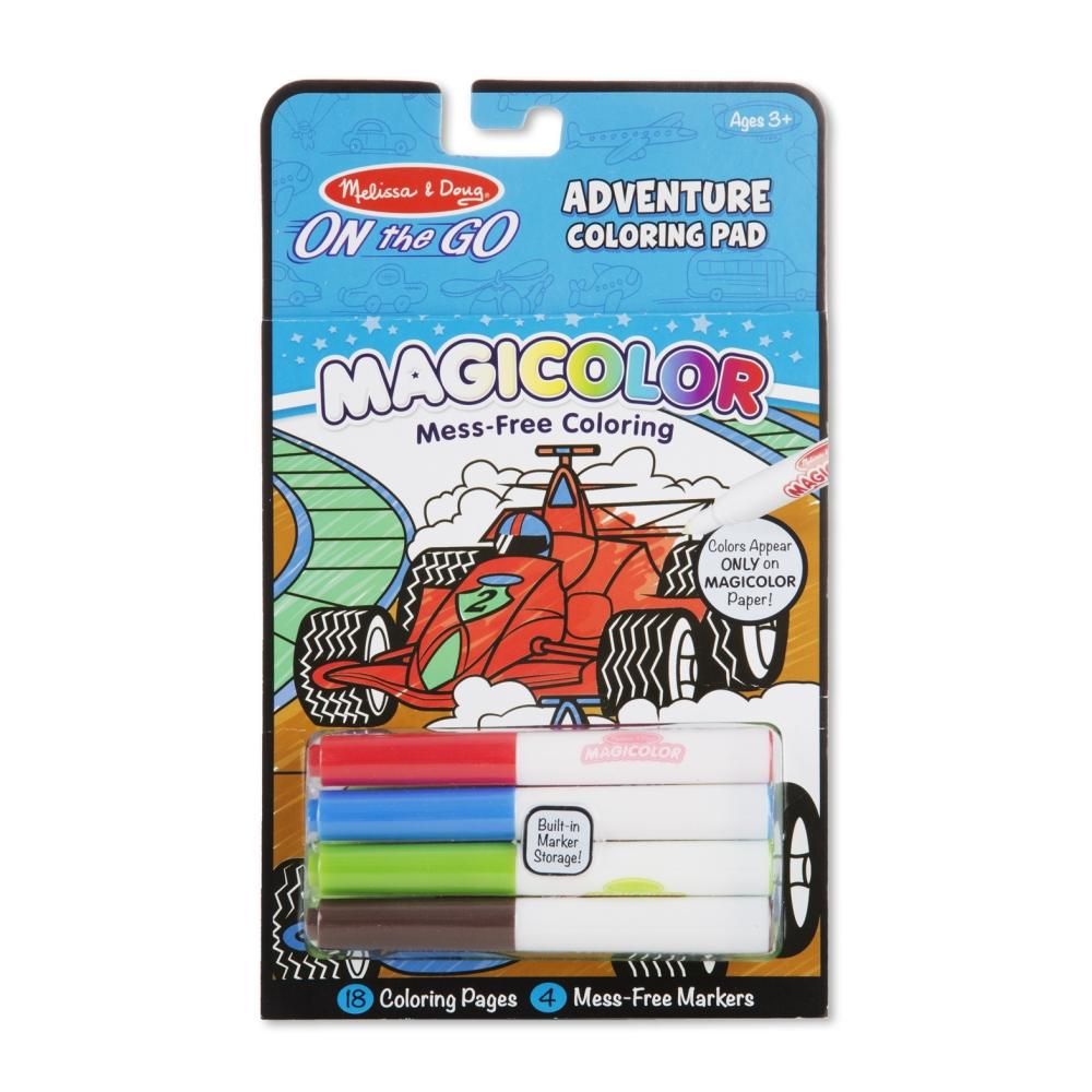 Melissa & Doug Kreatív játék, Mágikus színező füzet, kalandok