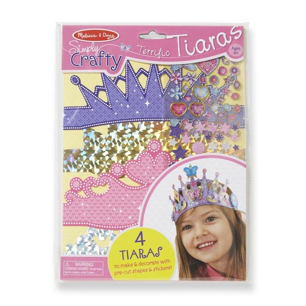 Melissa & Doug Kreatív játék, Papírművészet, csillogó koronák