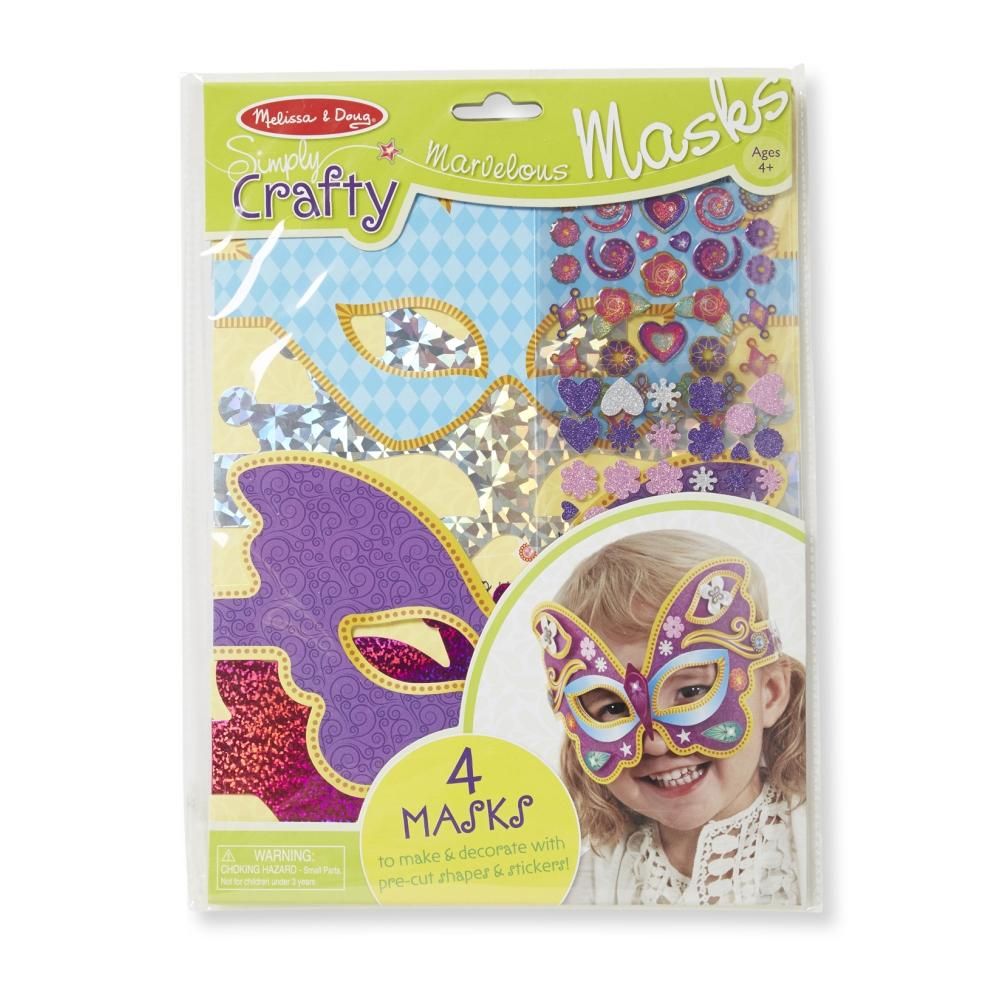 Melissa & Doug Kreatív játék, Papírművészet, varázslatos maszkok