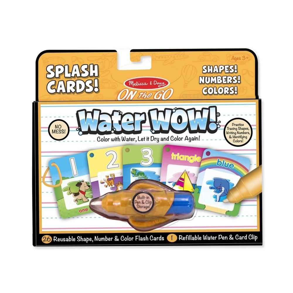 Melissa & Doug Kreatív játék, Rajzolás vízzel deluxe, színek-számok-formák