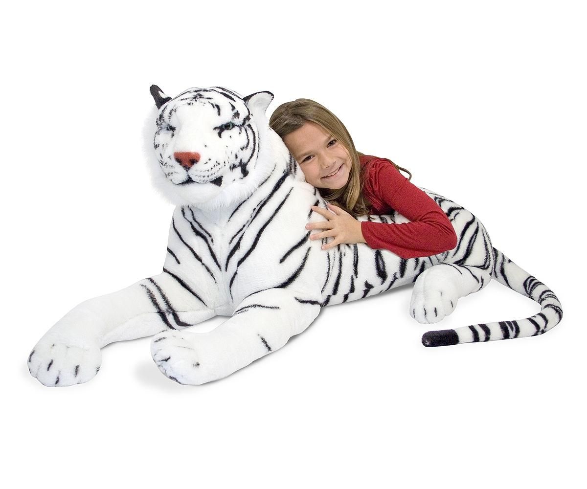 Melissa & Doug Óriás plüss, Fehér tigris
