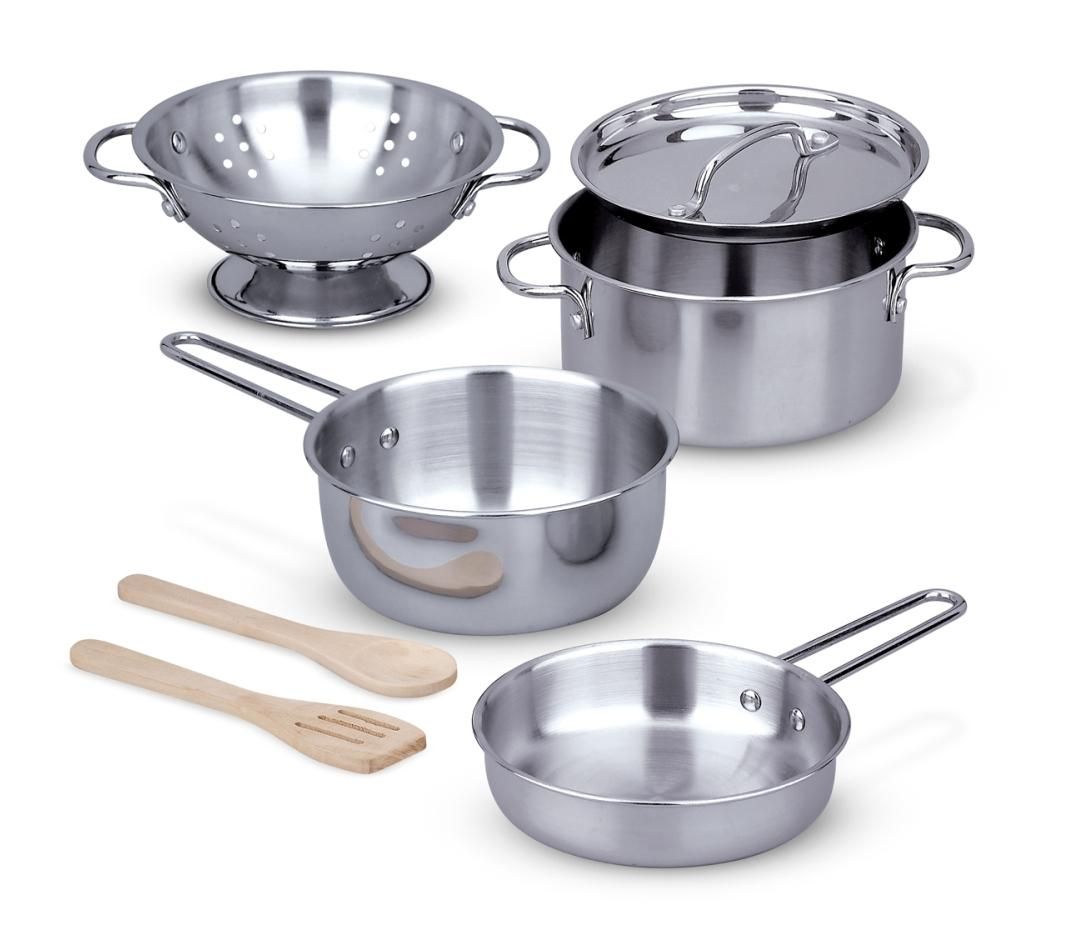 Melissa & Doug Szerepjáték, Edények és lábasok