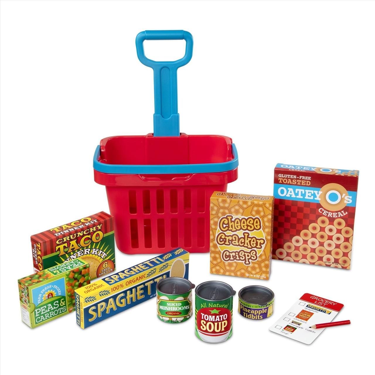 Melissa & Doug Szerepjáték, Gurulós bevásárlókosár