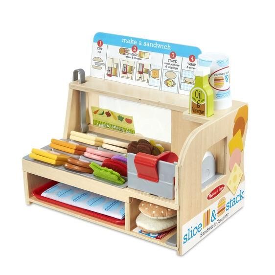 Melissa & Doug Szerepjáték, Szendvicskészítő szett