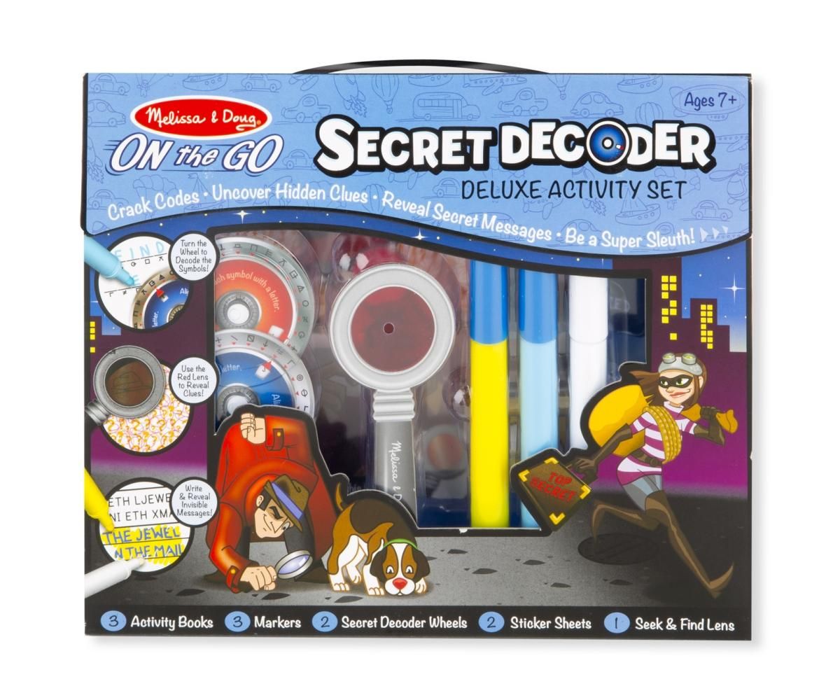 Melissa & Doug Titkok és misztériumok, Dekódoló füzetek deluxe szett