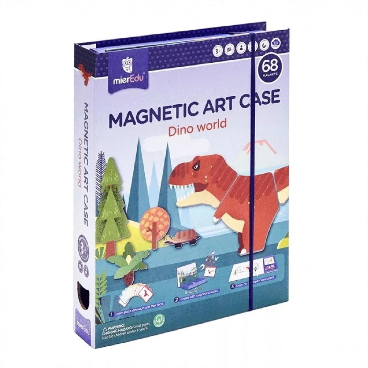 MierEdu Mágneses könyv foglalkoztató játék - A dinoszauruszok világa