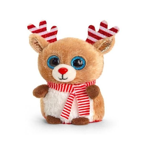 Mini Motsu karácsonyi plüssfigura 10 cm - rénszarvas