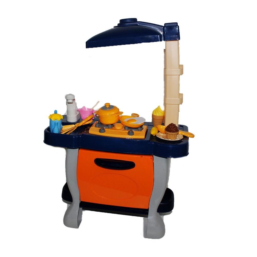 Mini óvodai konyha hanggal és fénnyel