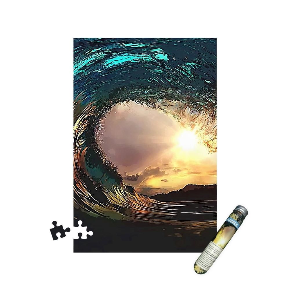 Mini puzzle - hullám, 150 db