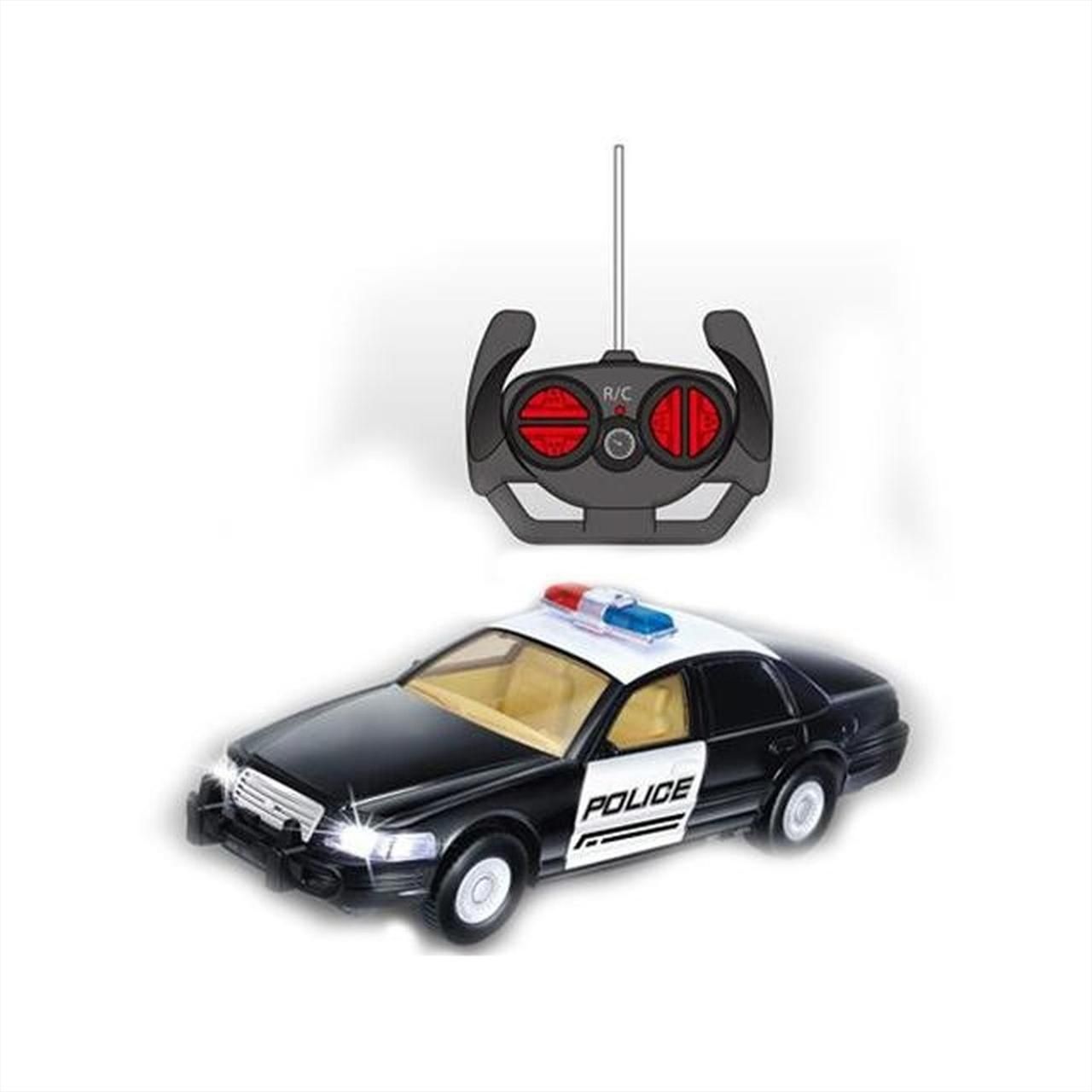 MK Toys 1/24 RC Rendőrautó, 5 féle funkcióval