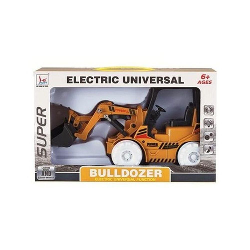 MK Toys 1/30 Bulldózer, 4 funkcióval és fénnyel