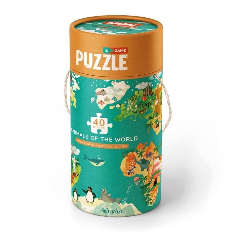 Mon puzzle - A világ állatai 40 db