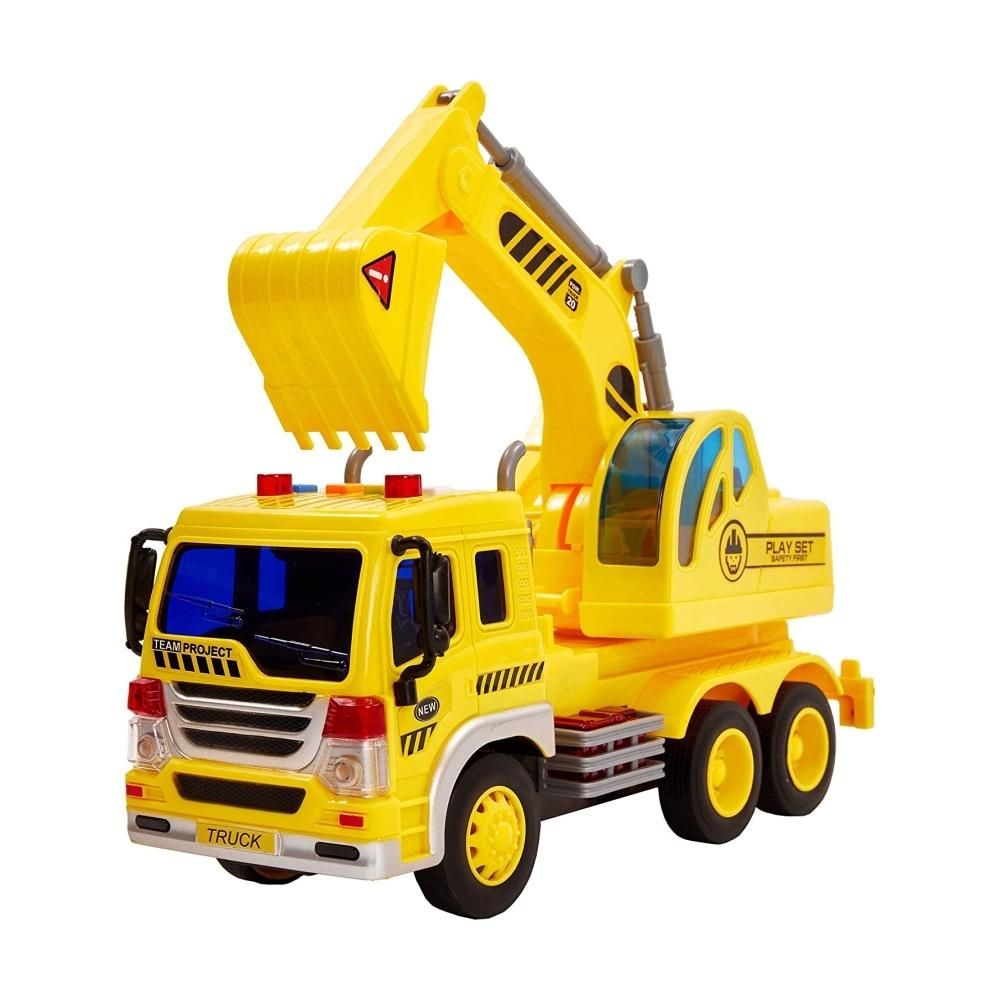 Mondo Elektronikus exkavátor teherautó 30 cm, hanggal és fénnyel