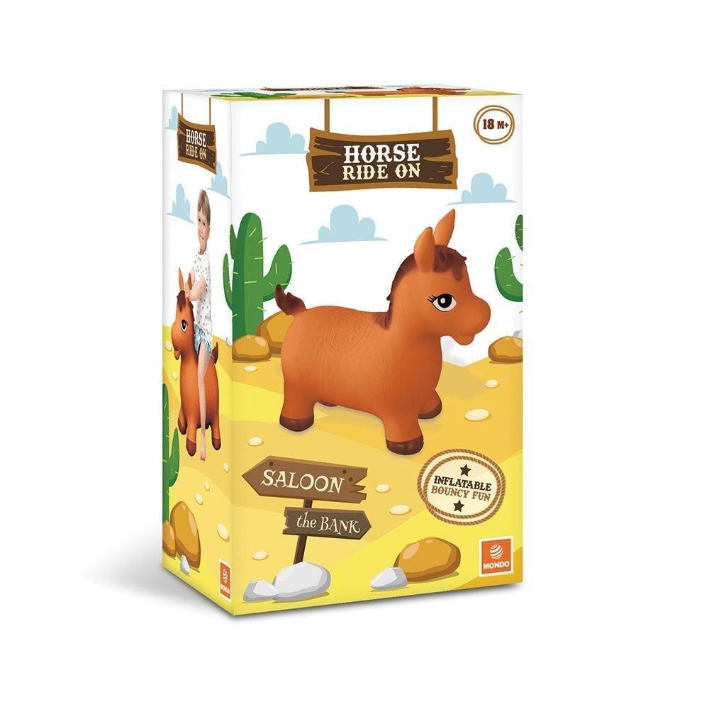 Mondo Felfújható ugráló lovacska barna színben (csomagolássérült termék)