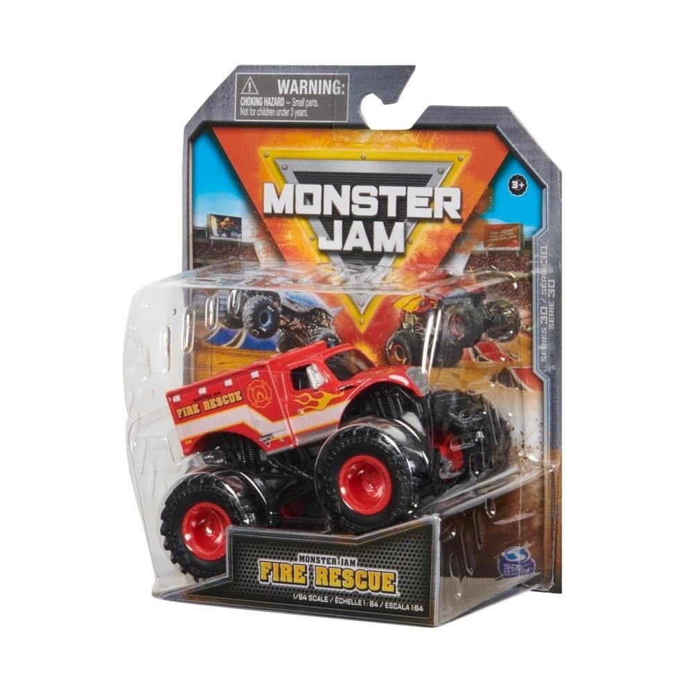 Monster Jam 1:64 kisautó - Fire Rescue