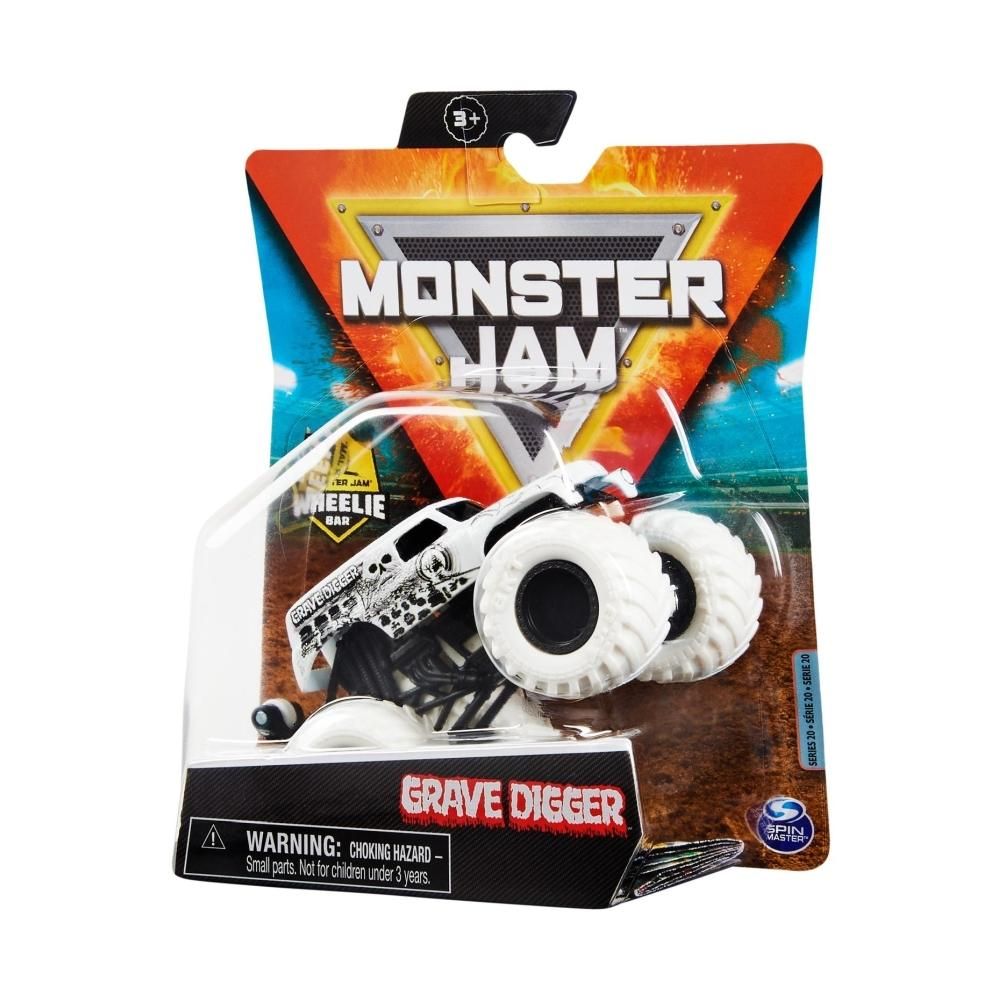 Monster Jam 1:64 kisautó - Grave Digger Wheelie Bar