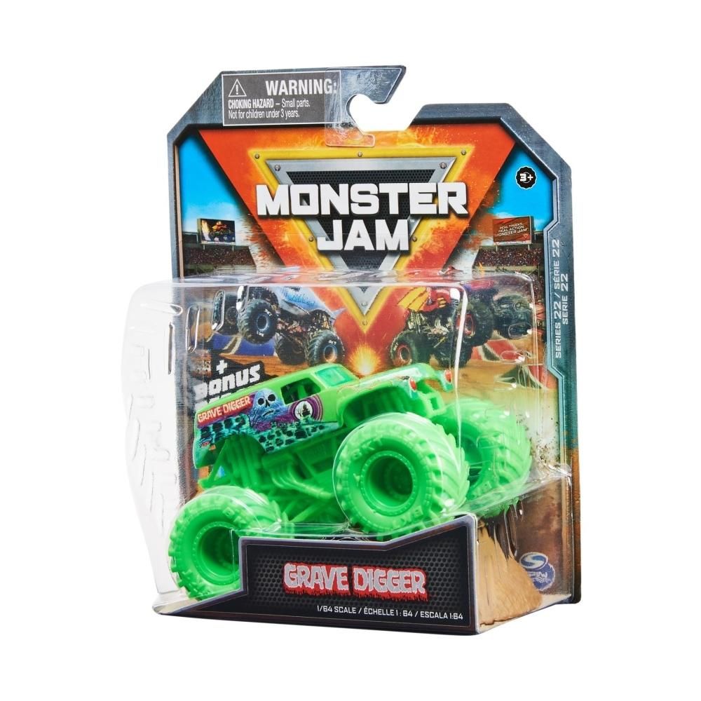 Monster Jam 1:64 kisautó - Grave Digger