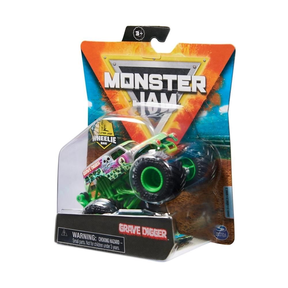 Monster Jam 1:64 kisautó - Grave Digger