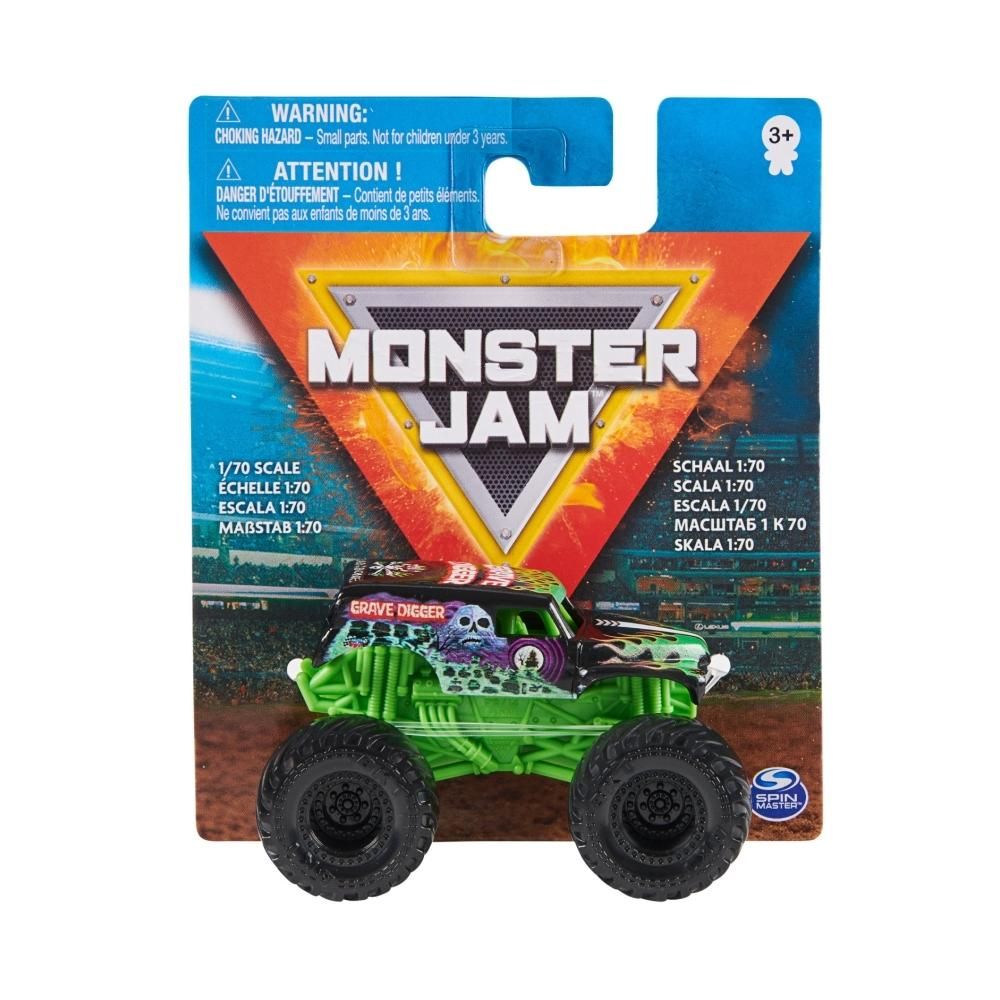 Monster Jam 1:70 műanyag kisautó - Grave Digger