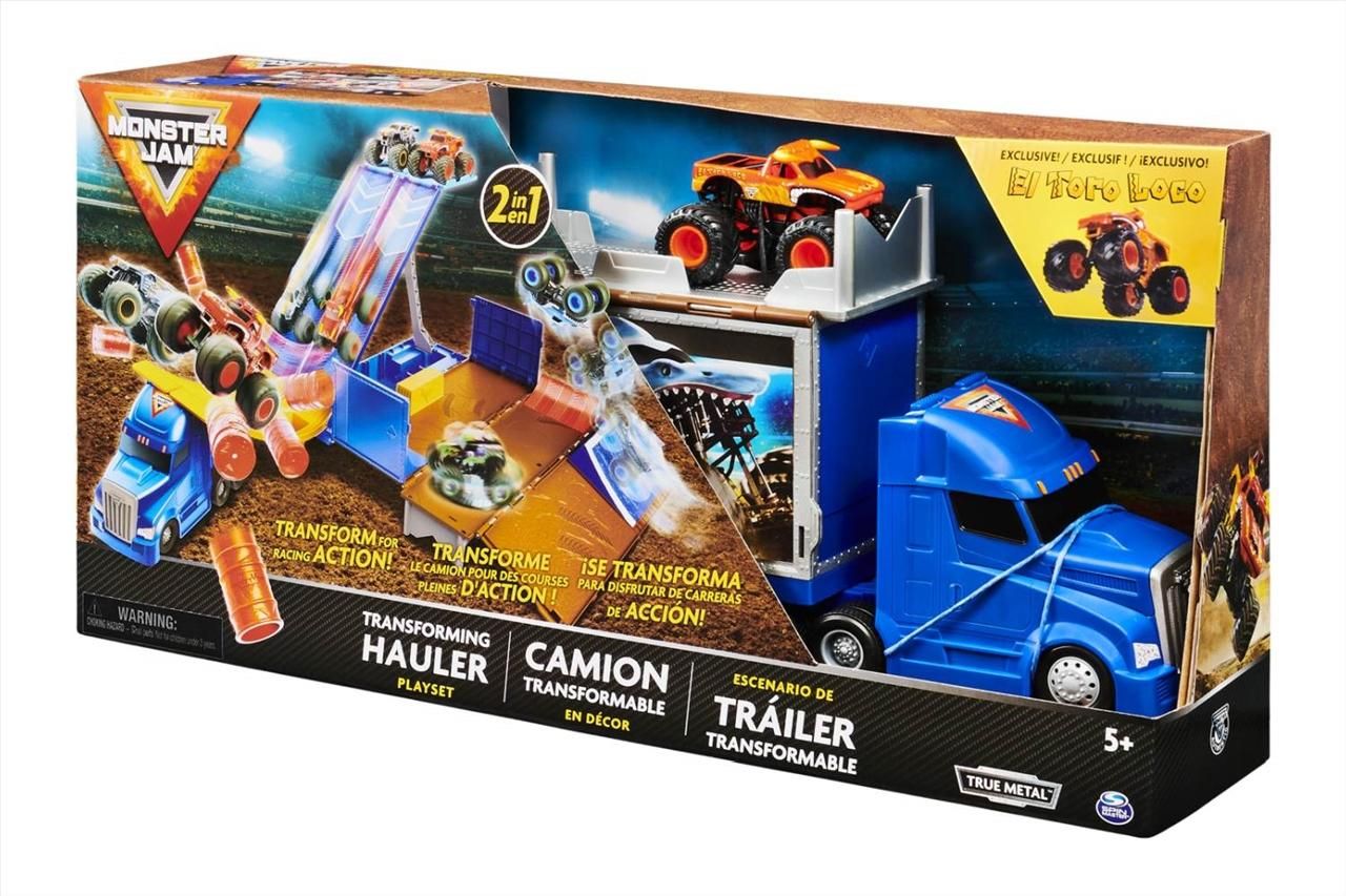 Monster Jam Átalakuló szállítójármű játékszett