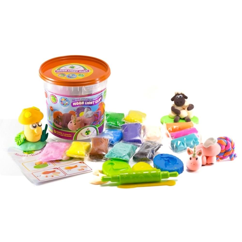 Moon Light gyurma szett 15 gyurmával - vidám színek