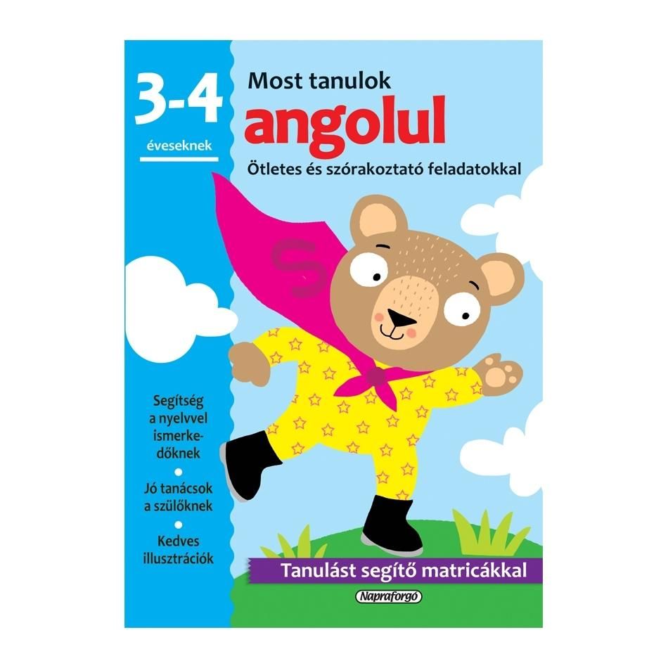 Most tanulok... angolul (3-4 éveseknek)
