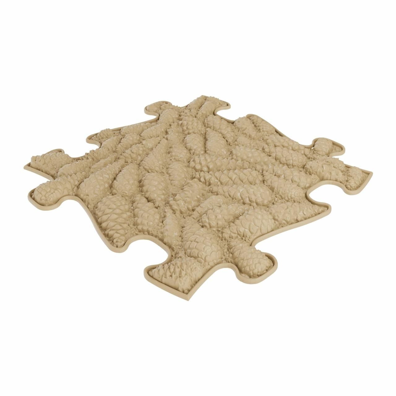 Muffik ortopédiai puzzle - kemény erdei tobozok, bézs, 1 db