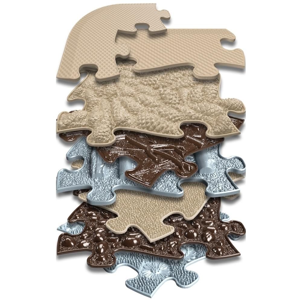 Muffik ortopédiai puzzle szőnyeg - Senior készlet, 16 db