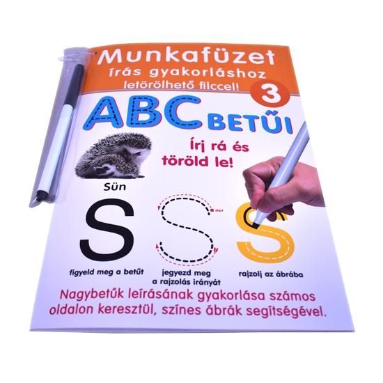 Munkafüzet írás gyakorlásához - ABC betűi