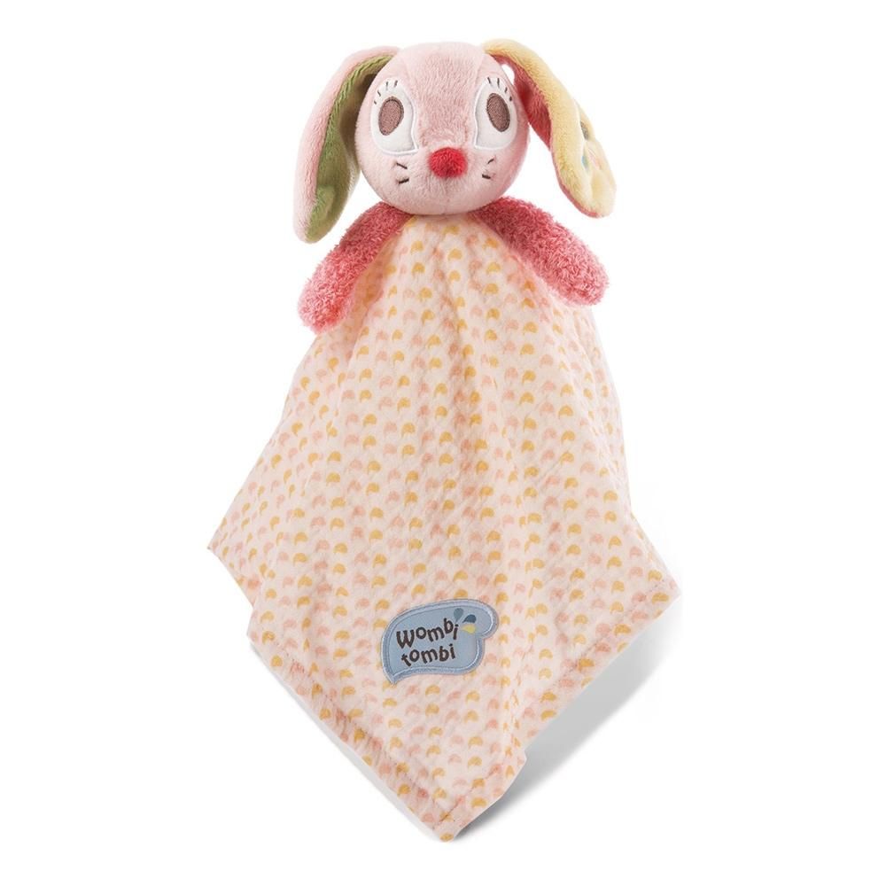 My First NICI Wombitombi szundikendő, Hopsali nyuszi, 38x38 cm