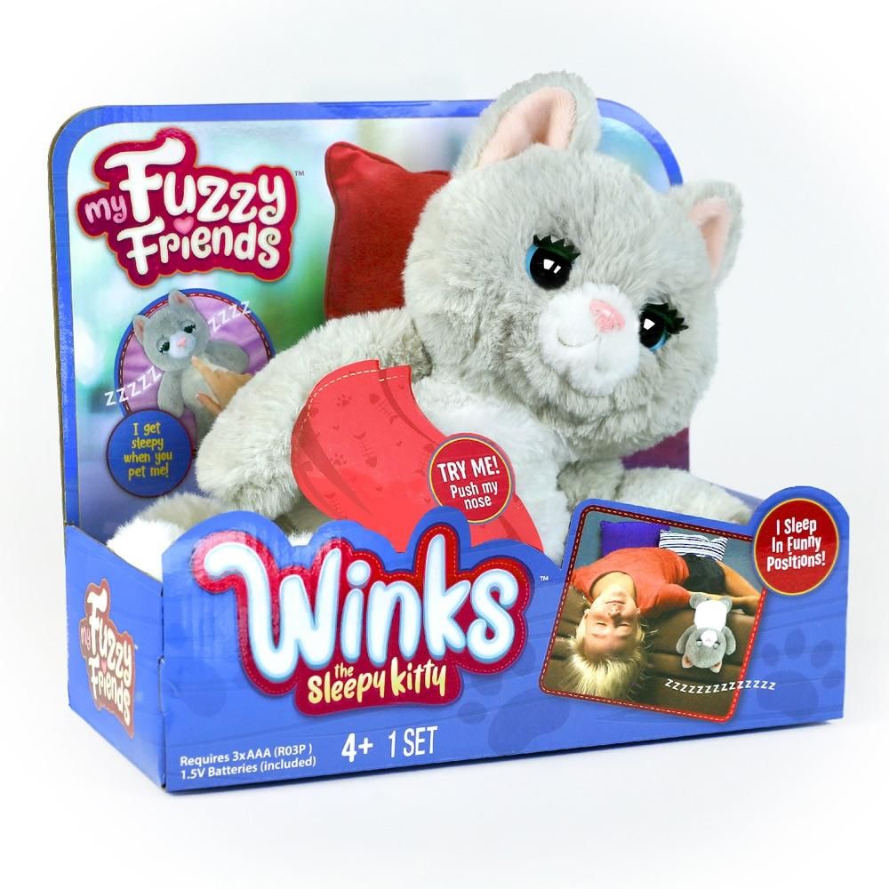 My Fuzzy Friends Interaktív durmoló cicus plüss