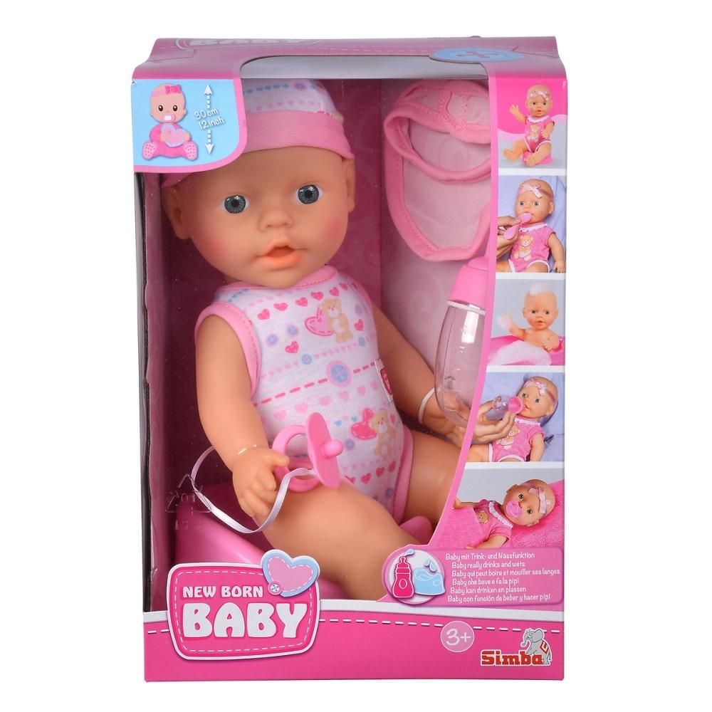 My Love New Born Darling 30 cm baba - rózsaszín ruhában