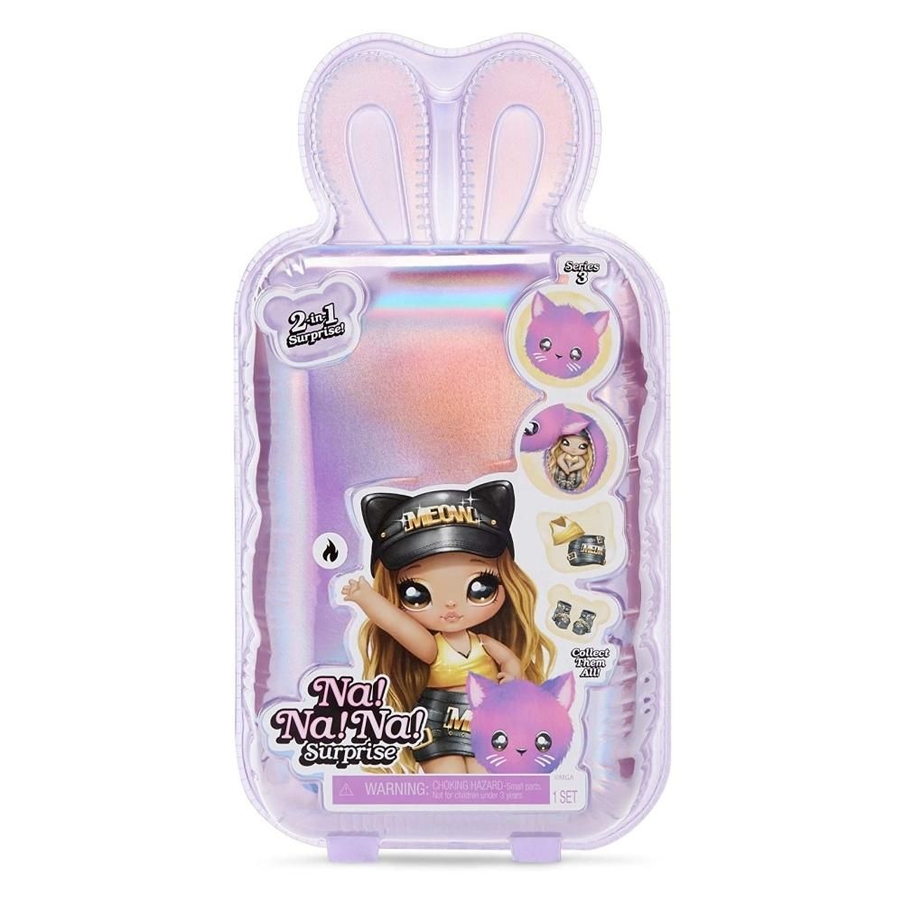Na! Na! Na! Surprise 2 az 1-ben meglepetés baba pompommal (többféle)