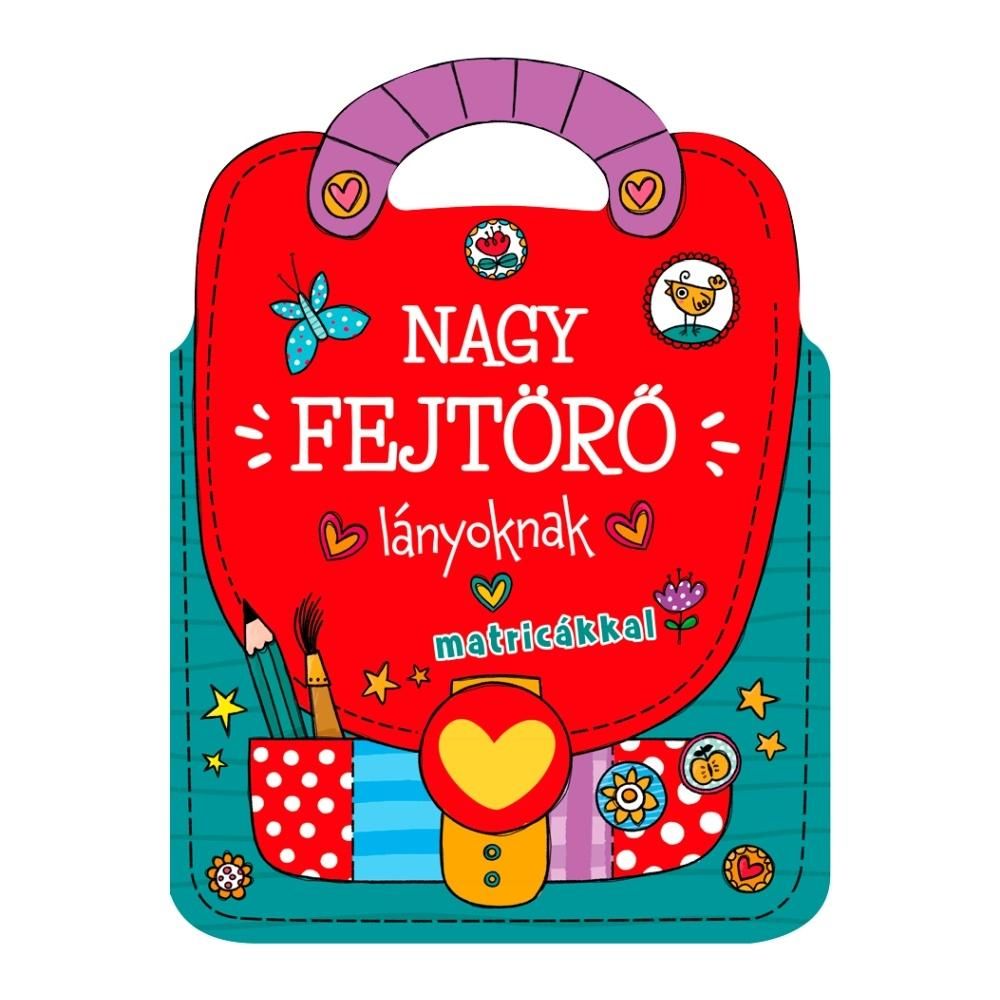 Nagy fejtörő - lányoknak matricákkal