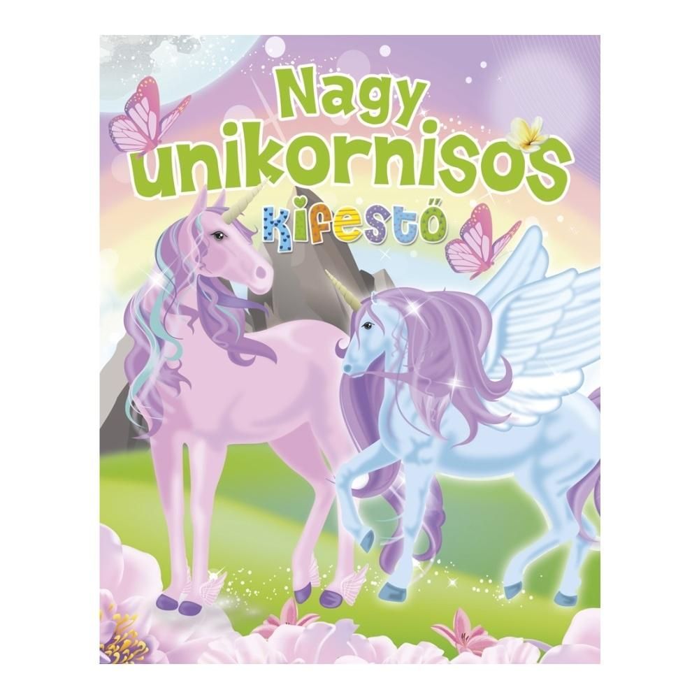 Nagy unikornisos kifestő