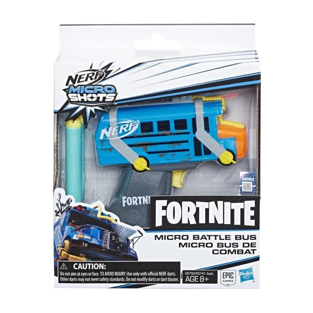 Nerf Fortnite Micro Battle Bus MicroShots szivacslövő pisztoly