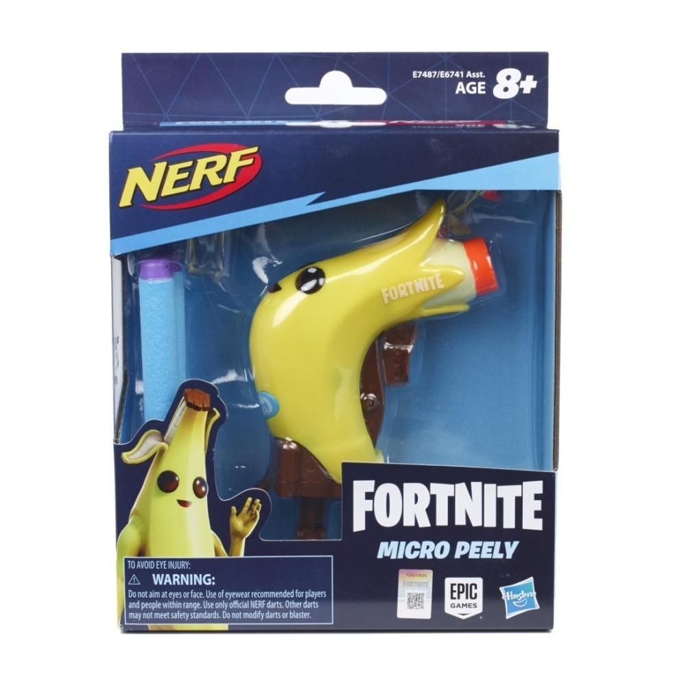 Nerf Fortnite Micro Peely MicroShots szivacslövő pisztoly