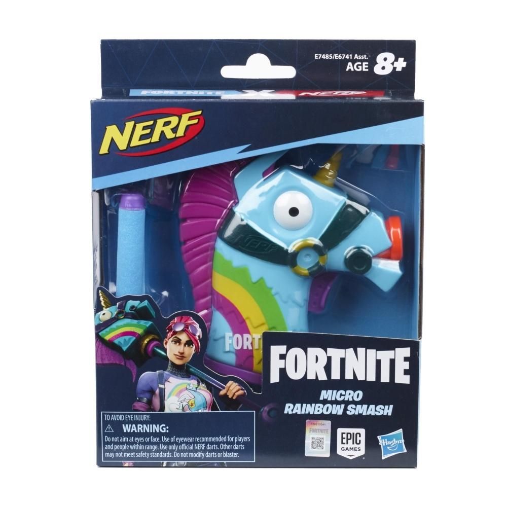 Nerf Fortnite Micro Rainbow Smash MicroShots szivacslövő pisztoly
