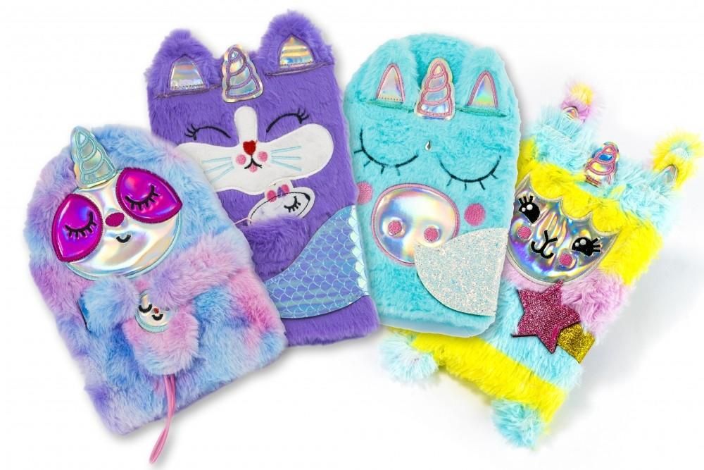 Nice Group Szőrmés borítású, állatos napló (többféle)