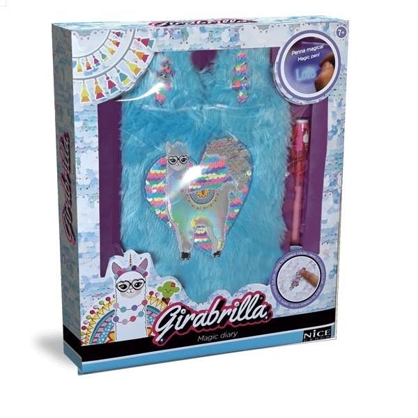 Nice Group Szőrmés borítású, láma mintás titkos napló