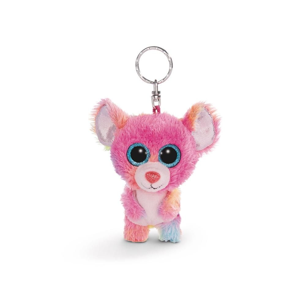 NICI Glubschis Candypop kisegér plüss kulcstartó, 9 cm